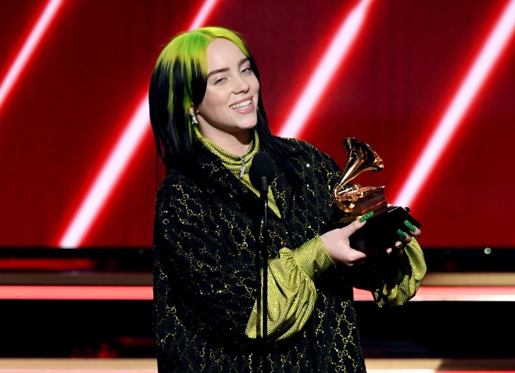 Зарубежных муз. Билли Айлиш Грэмми. Billie Eilish Грэмми. Билли Айлиш Грэмми 2020. Билли Айлиш на премии Грэмми 2020.